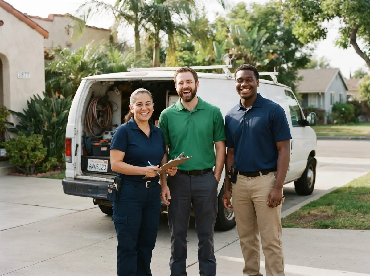 The Shoreline Oak Pest Control team, pest control service in Long Beach, CA